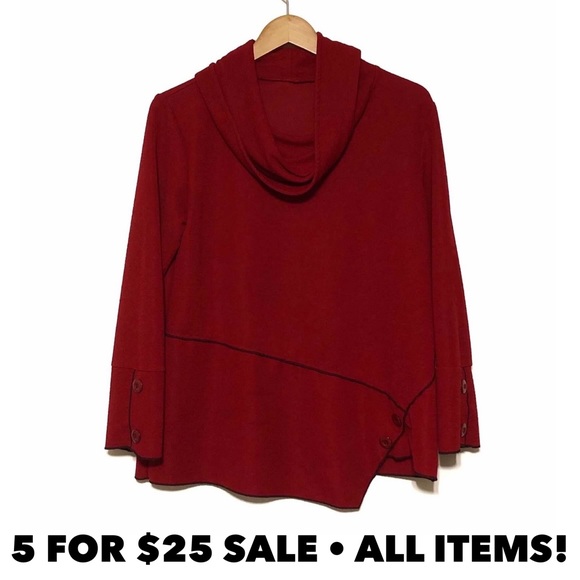 Tops - Cowlneck Tunic Top